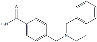 4-{[benzyl(ethyl)amino]methyl}benzene-1-carbothioamide