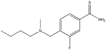 4-{[butyl(methyl)amino]methyl}-3-fluorobenzenecarbothioamide