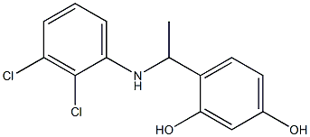 4-{1-[(2,3-dichlorophenyl)amino]ethyl}benzene-1,3-diol