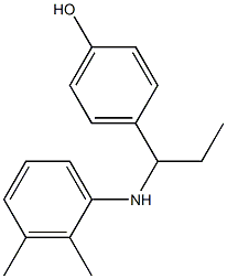 4-{1-[(2,3-dimethylphenyl)amino]propyl}phenol