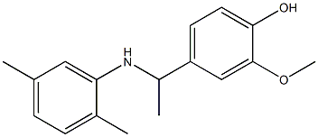  4-{1-[(2,5-dimethylphenyl)amino]ethyl}-2-methoxyphenol