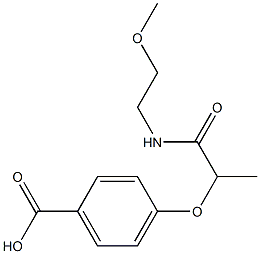  4-{1-[(2-methoxyethyl)carbamoyl]ethoxy}benzoic acid