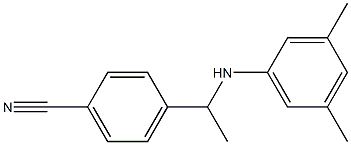 4-{1-[(3,5-dimethylphenyl)amino]ethyl}benzonitrile