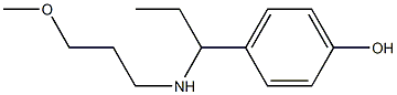 4-{1-[(3-methoxypropyl)amino]propyl}phenol|