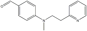 4-{methyl[2-(pyridin-2-yl)ethyl]amino}benzaldehyde Structure