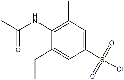  4-acetamido-3-ethyl-5-methylbenzene-1-sulfonyl chloride