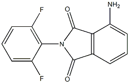 4-amino-2-(2,6-difluorophenyl)-2,3-dihydro-1H-isoindole-1,3-dione 结构式
