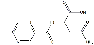 4-amino-2-{[(5-methylpyrazin-2-yl)carbonyl]amino}-4-oxobutanoic acid
