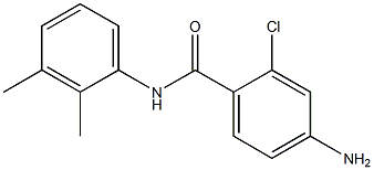 4-amino-2-chloro-N-(2,3-dimethylphenyl)benzamide 化学構造式