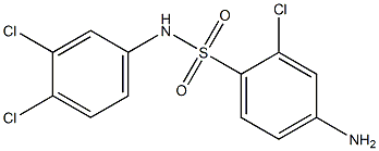 4-amino-2-chloro-N-(3,4-dichlorophenyl)benzene-1-sulfonamide Structure