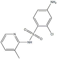  4-amino-2-chloro-N-(3-methylpyridin-2-yl)benzene-1-sulfonamide