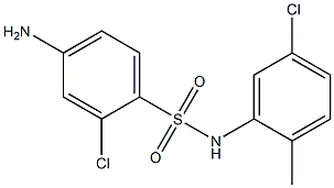 4-amino-2-chloro-N-(5-chloro-2-methylphenyl)benzene-1-sulfonamide Structure