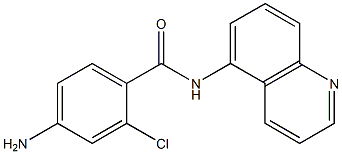  4-amino-2-chloro-N-(quinolin-5-yl)benzamide