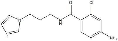4-amino-2-chloro-N-[3-(1H-imidazol-1-yl)propyl]benzamide