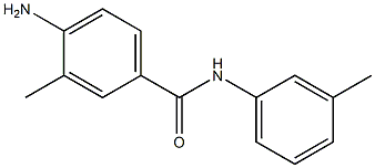 4-amino-3-methyl-N-(3-methylphenyl)benzamide,,结构式