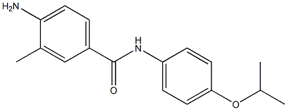 4-amino-3-methyl-N-[4-(propan-2-yloxy)phenyl]benzamide Structure