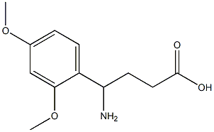 4-amino-4-(2,4-dimethoxyphenyl)butanoic acid