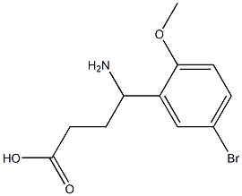  4-amino-4-(5-bromo-2-methoxyphenyl)butanoic acid