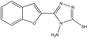 4-amino-5-(1-benzofuran-2-yl)-4H-1,2,4-triazole-3-thiol Struktur