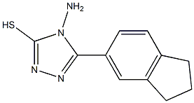 4-amino-5-(2,3-dihydro-1H-inden-5-yl)-4H-1,2,4-triazole-3-thiol