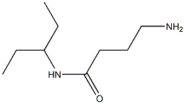 4-amino-N-(1-ethylpropyl)butanamide Struktur