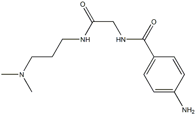 4-amino-N-(2-{[3-(dimethylamino)propyl]amino}-2-oxoethyl)benzamide