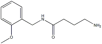 4-amino-N-(2-methoxybenzyl)butanamide Structure