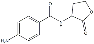 4-amino-N-(2-oxooxolan-3-yl)benzamide,,结构式