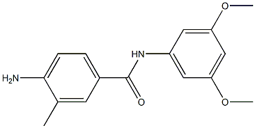 4-amino-N-(3,5-dimethoxyphenyl)-3-methylbenzamide Structure