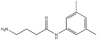 4-amino-N-(3,5-dimethylphenyl)butanamide 结构式
