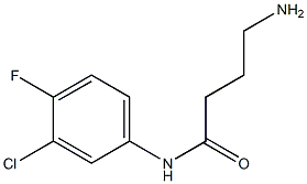 4-amino-N-(3-chloro-4-fluorophenyl)butanamide