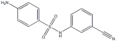 4-amino-N-(3-cyanophenyl)benzenesulfonamide