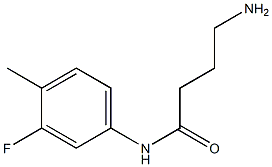 4-amino-N-(3-fluoro-4-methylphenyl)butanamide|