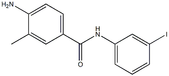 4-amino-N-(3-iodophenyl)-3-methylbenzamide 结构式