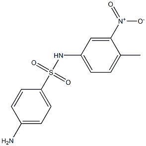 4-amino-N-(4-methyl-3-nitrophenyl)benzene-1-sulfonamide 结构式