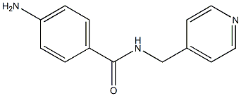 4-amino-N-(pyridin-4-ylmethyl)benzamide,,结构式