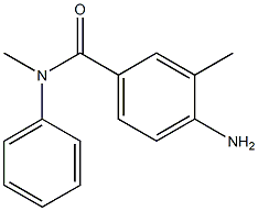 4-amino-N,3-dimethyl-N-phenylbenzamide Struktur
