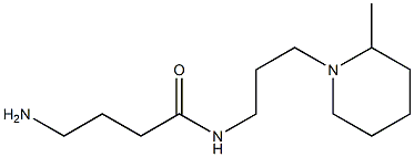 4-amino-N-[3-(2-methylpiperidin-1-yl)propyl]butanamide