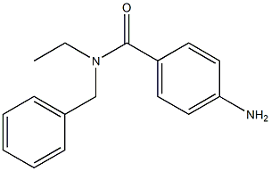 4-amino-N-benzyl-N-ethylbenzamide 结构式