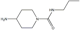 4-amino-N-propylpiperidine-1-carboxamide Structure