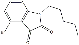 4-bromo-1-pentyl-2,3-dihydro-1H-indole-2,3-dione