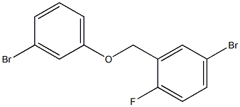 4-bromo-2-(3-bromophenoxymethyl)-1-fluorobenzene Structure