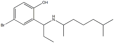 4-bromo-2-{1-[(6-methylheptan-2-yl)amino]propyl}phenol