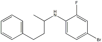 4-bromo-2-fluoro-N-(4-phenylbutan-2-yl)aniline Structure