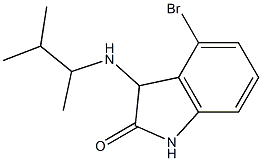  4-bromo-3-[(3-methylbutan-2-yl)amino]-2,3-dihydro-1H-indol-2-one