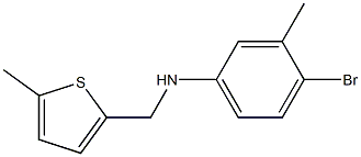  4-bromo-3-methyl-N-[(5-methylthiophen-2-yl)methyl]aniline