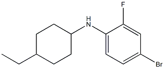 4-bromo-N-(4-ethylcyclohexyl)-2-fluoroaniline Structure