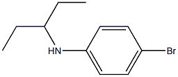 4-bromo-N-(pentan-3-yl)aniline Structure