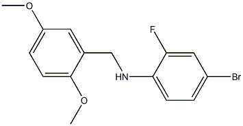 4-bromo-N-[(2,5-dimethoxyphenyl)methyl]-2-fluoroaniline|