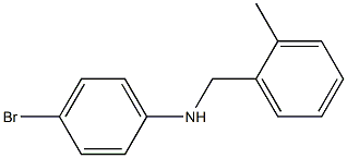 4-bromo-N-[(2-methylphenyl)methyl]aniline Structure
